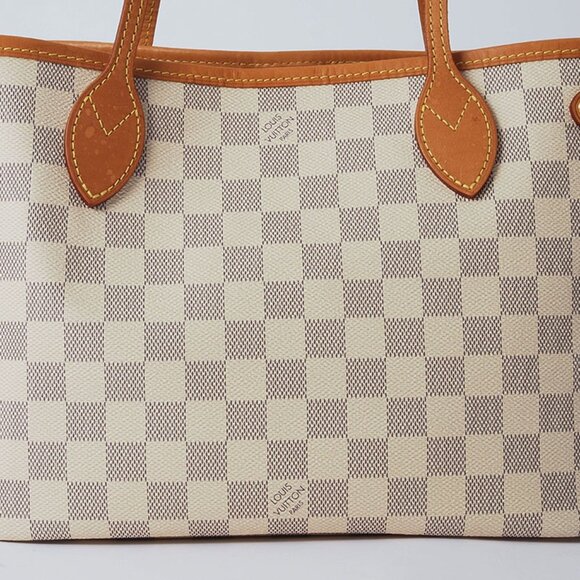 LOUIS VUITTON Brown Damier Neverfull PM Tote Bag - Picture 3 of 10